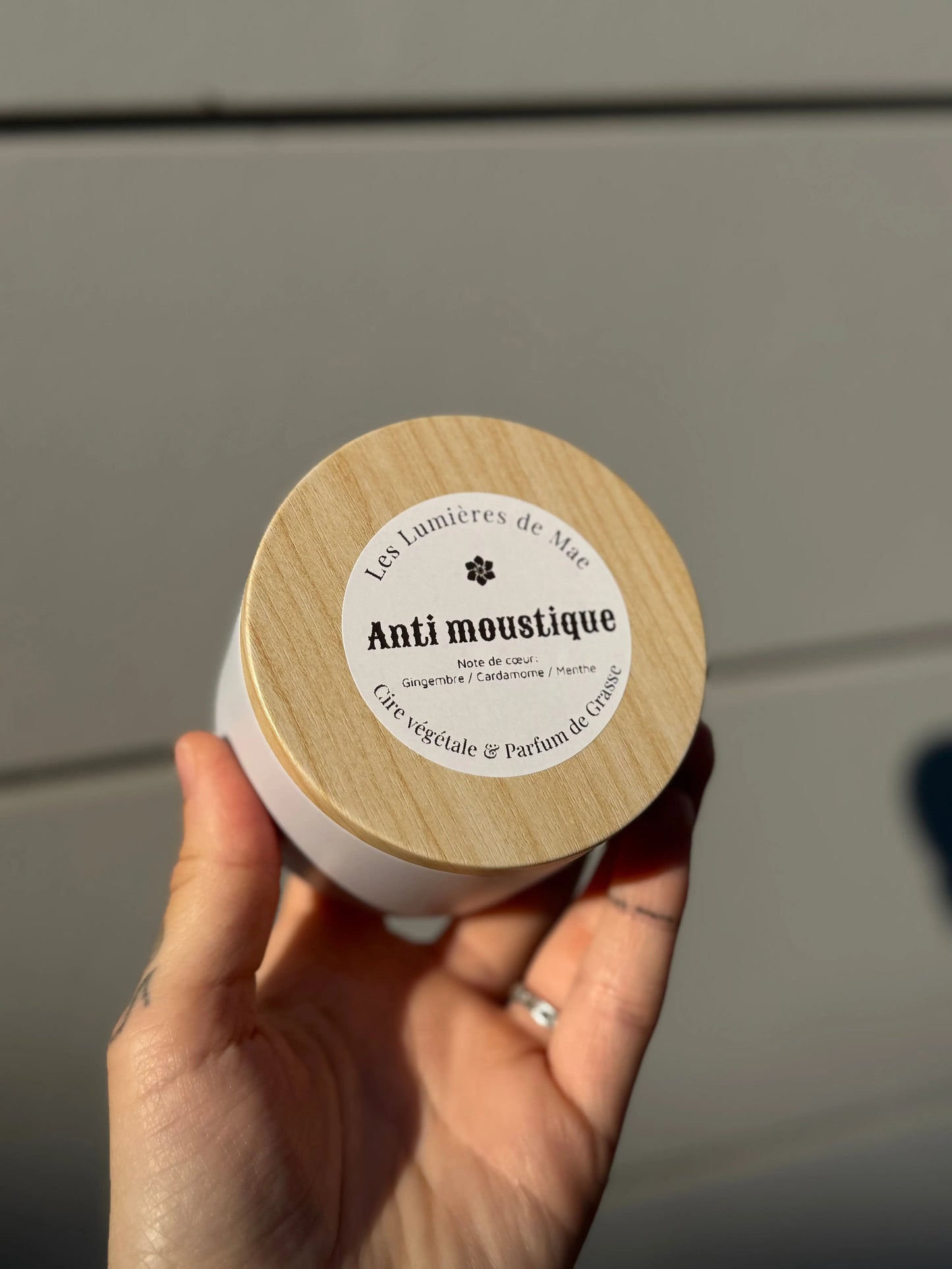 BOUGIE ANTI-MOUSTIQUE - LesLumieresdeMae