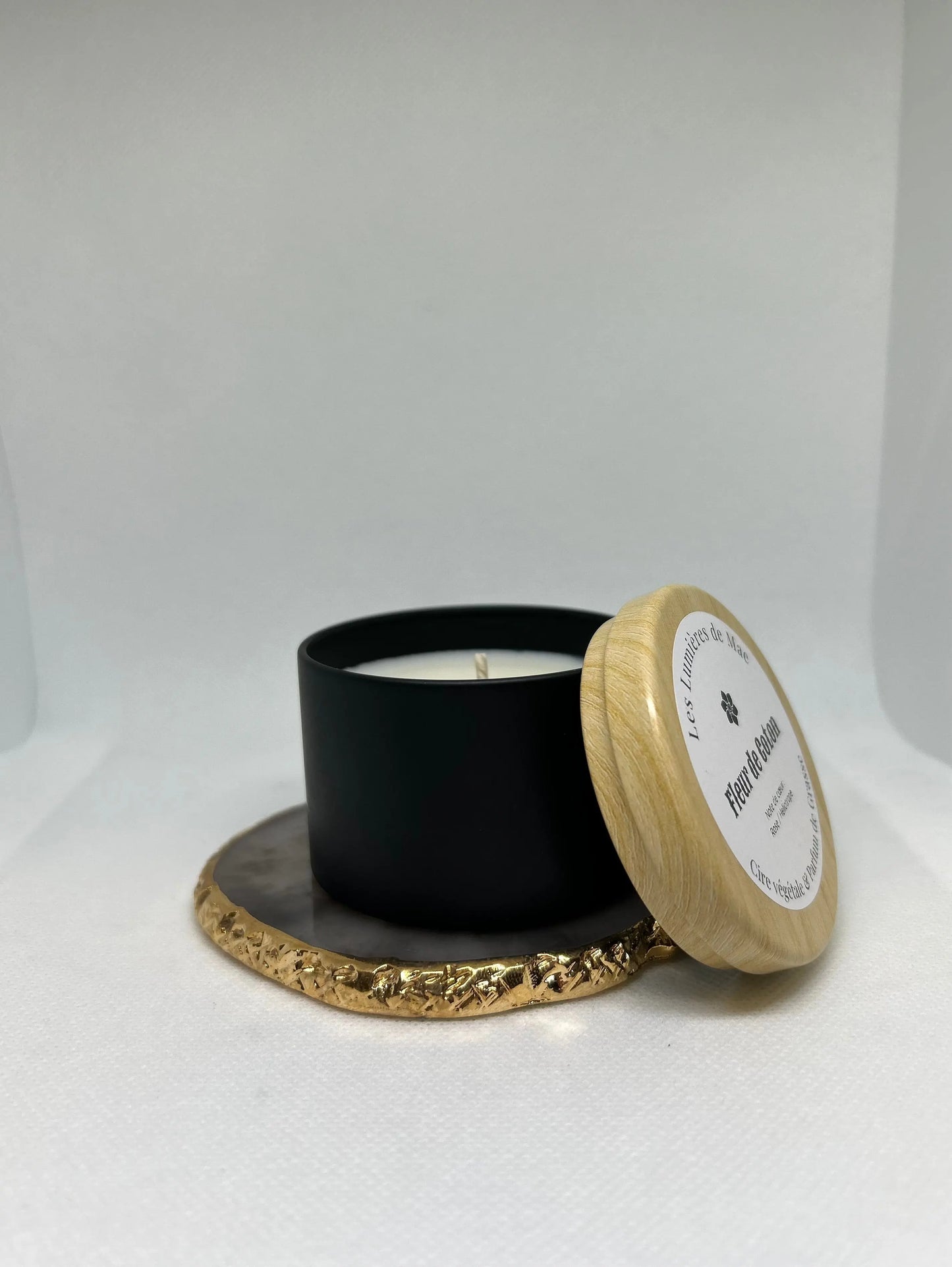 BOUGIE SENTEUR FLEUR DE COTON - LesLumieresdeMae