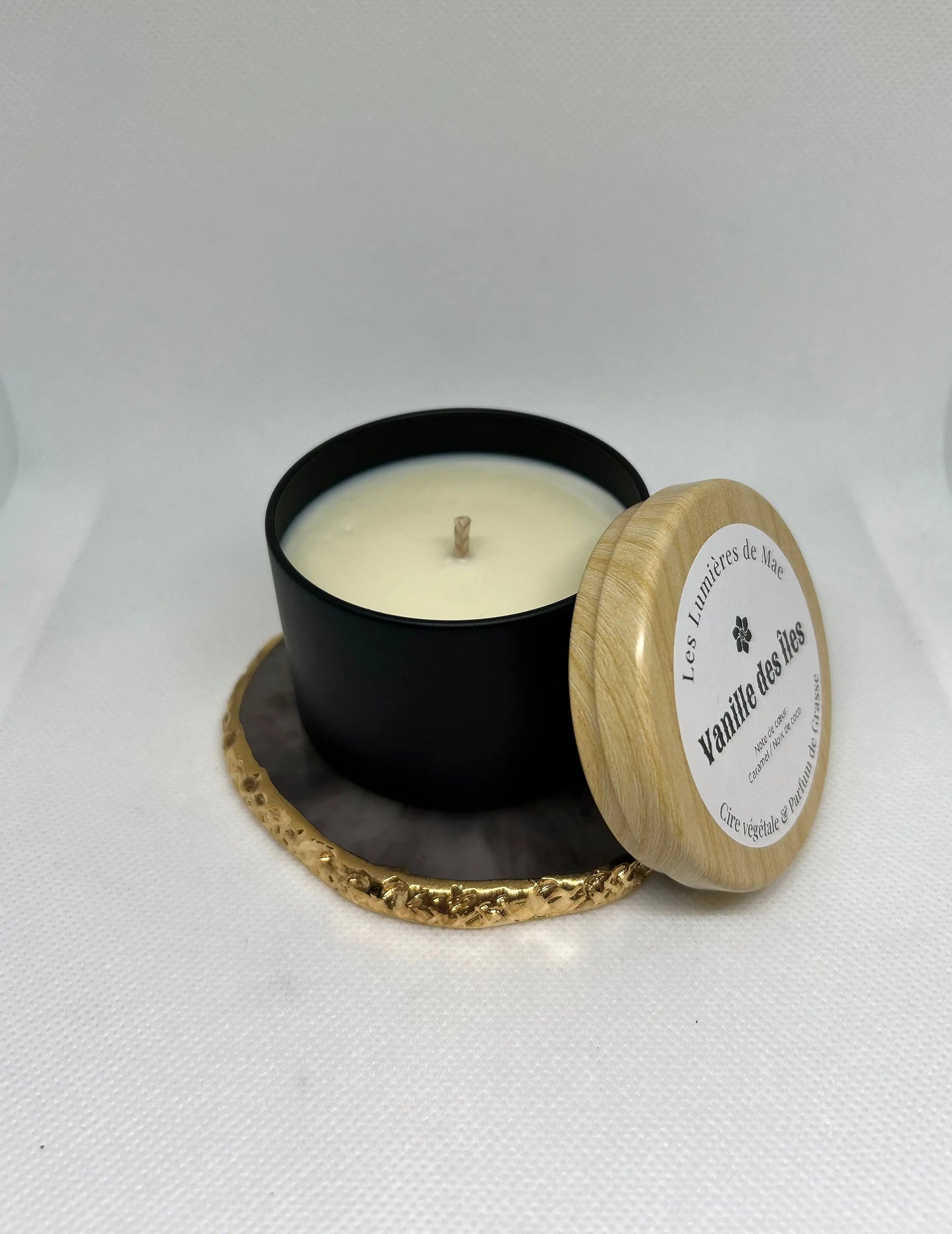BOUGIE SENTEUR VANILLE DES ILES - LesLumieresdeMae
