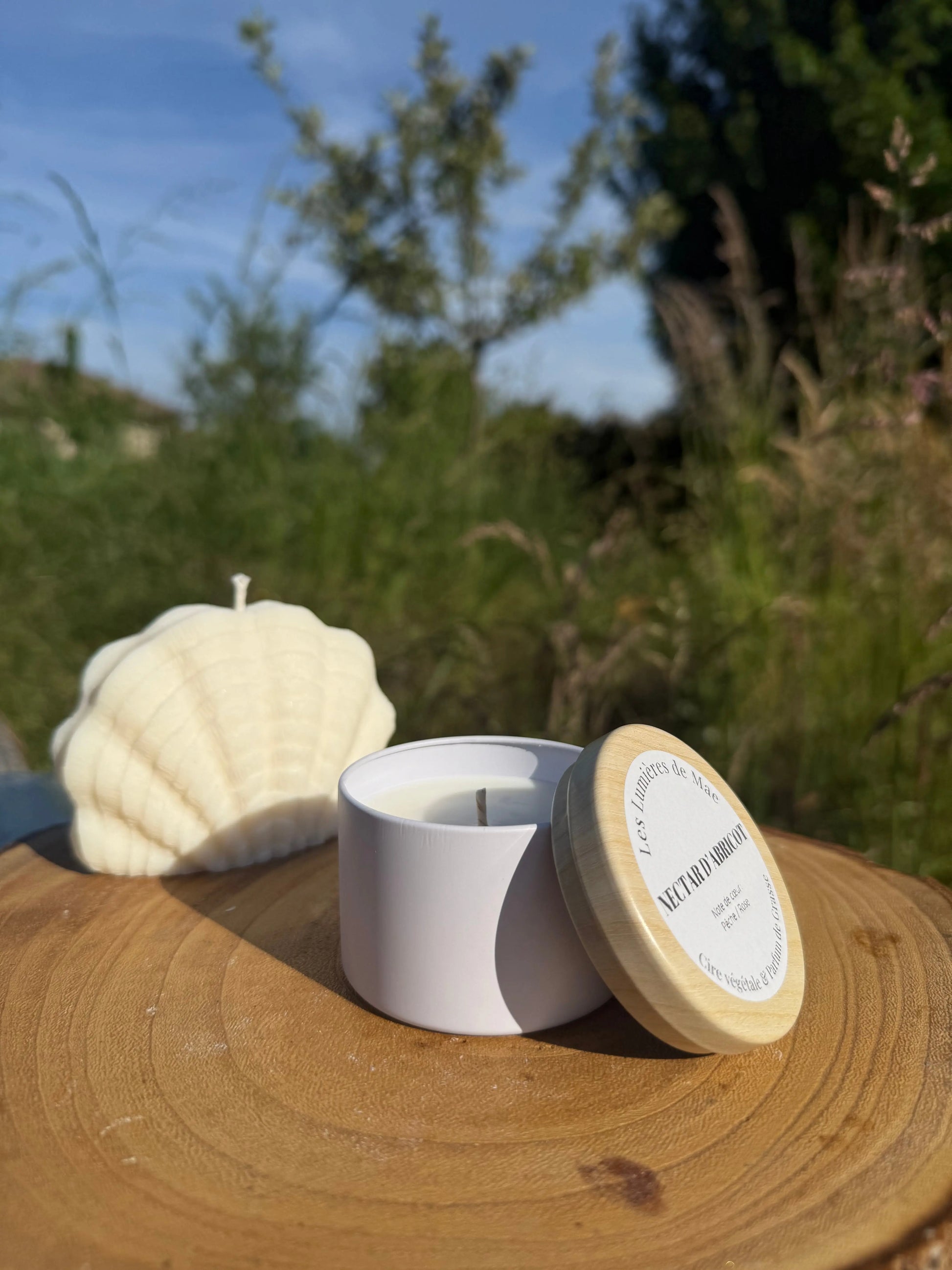 Bougie Nectar d’Abricot - LesLumieresdeMae