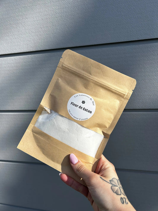 POUDRE PARFUMÉE FLEUR DE COTON - LesLumieresdeMae